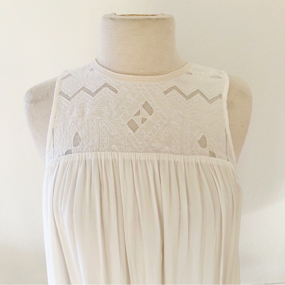 Aritzia Wilfred Allier Boho Peasant Dress in White Oak | Small - Picture 2 of 10